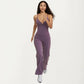 Crossover Wide Leg Yoga Pants Stretch Athletic Lounge Workout Pants for Training Fitness