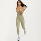 High Waist Crossover Workout Leggings Stretch Athletic Yoga Pants for Training Fitness