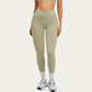 High Waist Crossover Workout Leggings Stretch Athletic Yoga Pants for Training Fitness