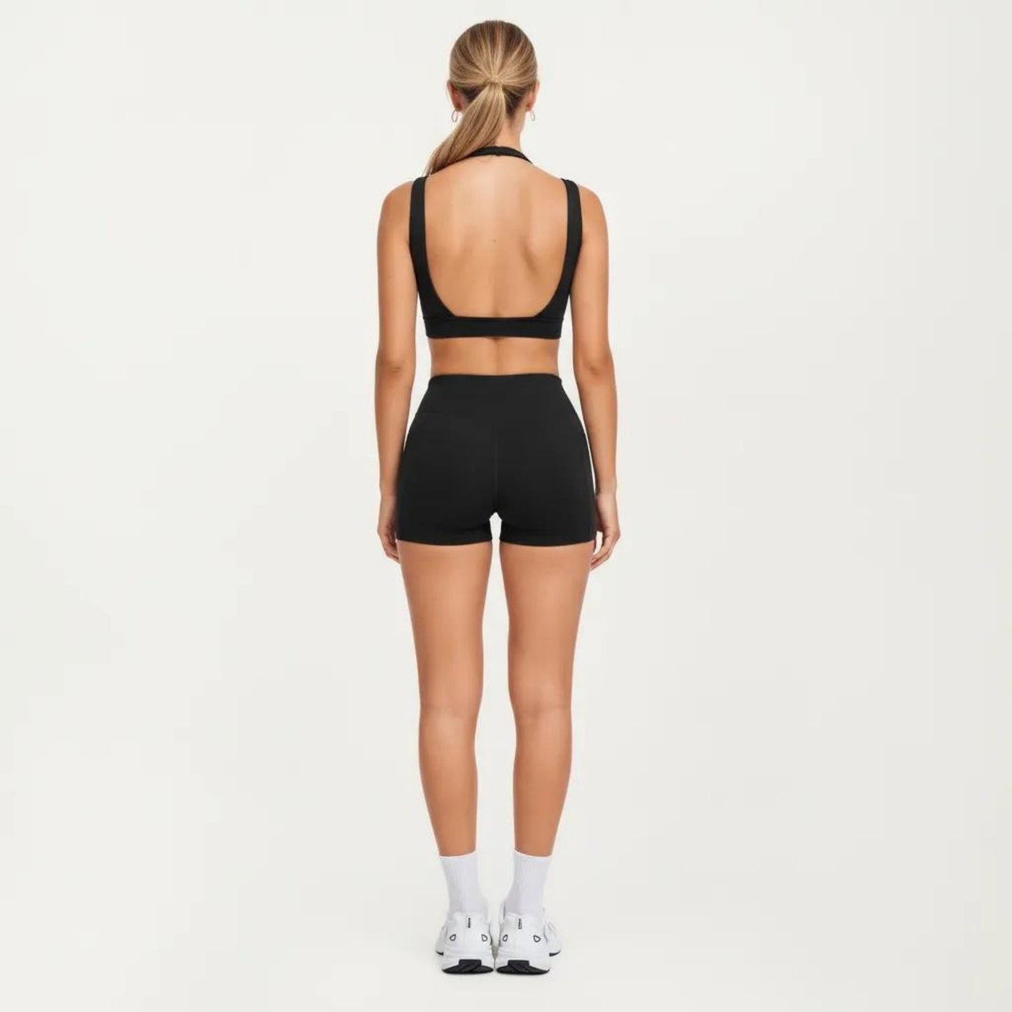 Cross Back Sports Bra Stretch Athletic Workout Bra for Yoga Training Running Fitness