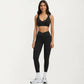High Waist Crossover Workout Leggings Stretch Athletic Yoga Pants with Side Pocket