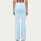 High Waist Crossover Flare Yoga Pants Stretch Bootcut Workout Leggings with Side Pocket