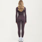 Fitted Active Workout Top Stretch Athletic Training Shirt for Yoga Running Fitness
