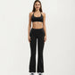 High Waist Flare Yoga Pants Stretch Bootcut Workout Leggings for Training Running Lounge