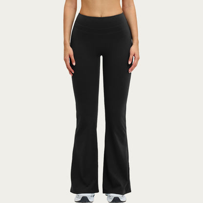 High Waist Flare Yoga Pants Stretch Bootcut Workout Leggings for Training Running Lounge