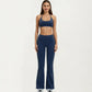 High Waist Flare Yoga Pants Stretch Bootcut Workout Leggings for Training Running Lounge