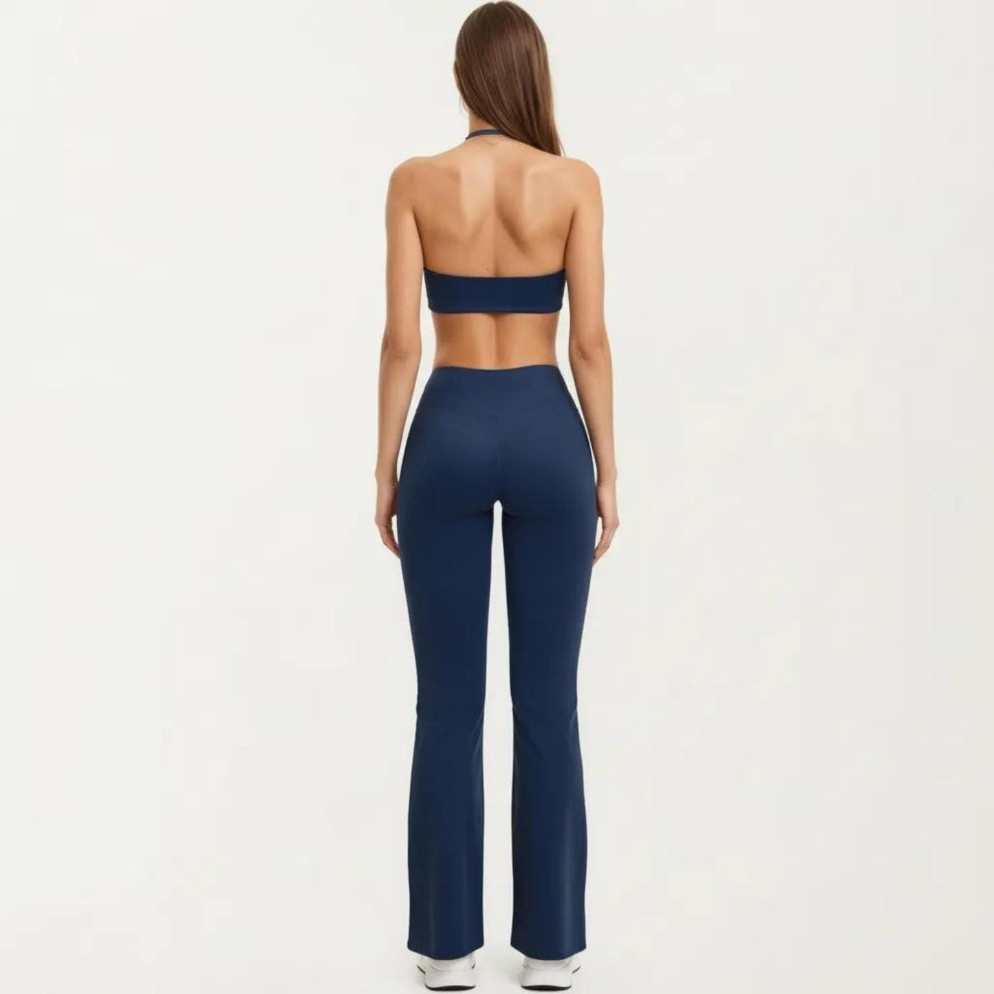 High Waist Flare Yoga Pants Stretch Bootcut Workout Leggings for Training Running Lounge