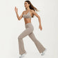 High Waist Flare Yoga Pants Stretch Bootcut Workout Leggings for Training Running Lounge