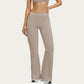 High Waist Flare Yoga Pants Stretch Bootcut Workout Leggings for Training Running Lounge