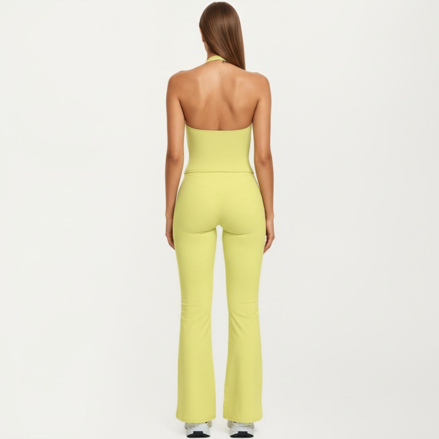 High Waist Flare Yoga Pants Stretch Bootcut Workout Leggings for Training Running Lounge