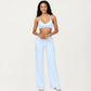High Waist Wide Leg Yoga Pants Stretch Lounge Workout Training Relaxed Athletic Pants