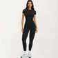 Athletic Leggings with High Waist Stretch Support Workout Yoga Running Training Pants