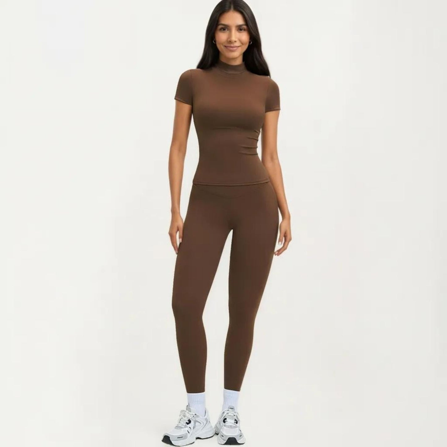 Athletic Leggings with High Waist Stretch Support Workout Yoga Running Training Pants