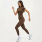 Athletic Leggings with High Waist Stretch Support Workout Yoga Running Training Pants
