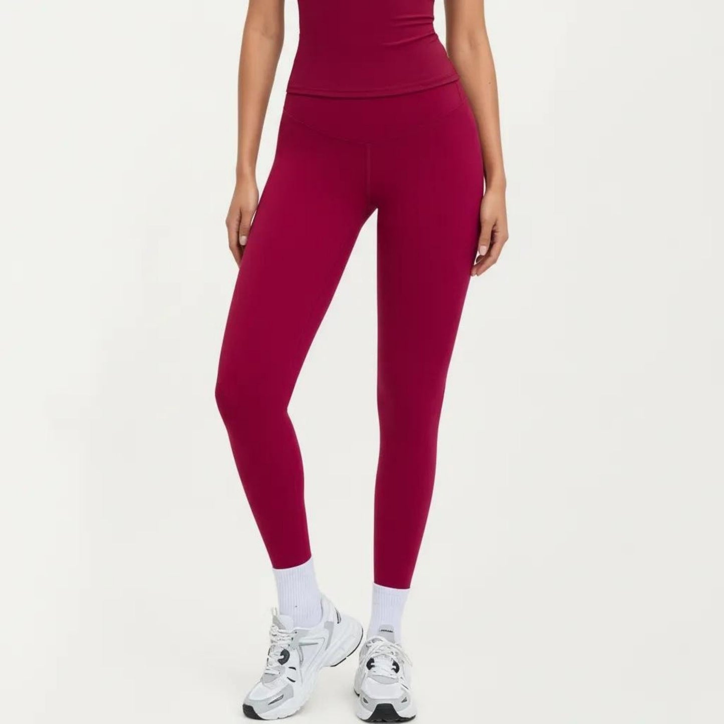 Athletic Leggings with High Waist Stretch Support Workout Yoga Running Training Pants