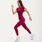 Athletic Leggings with High Waist Stretch Support Workout Yoga Running Training Pants
