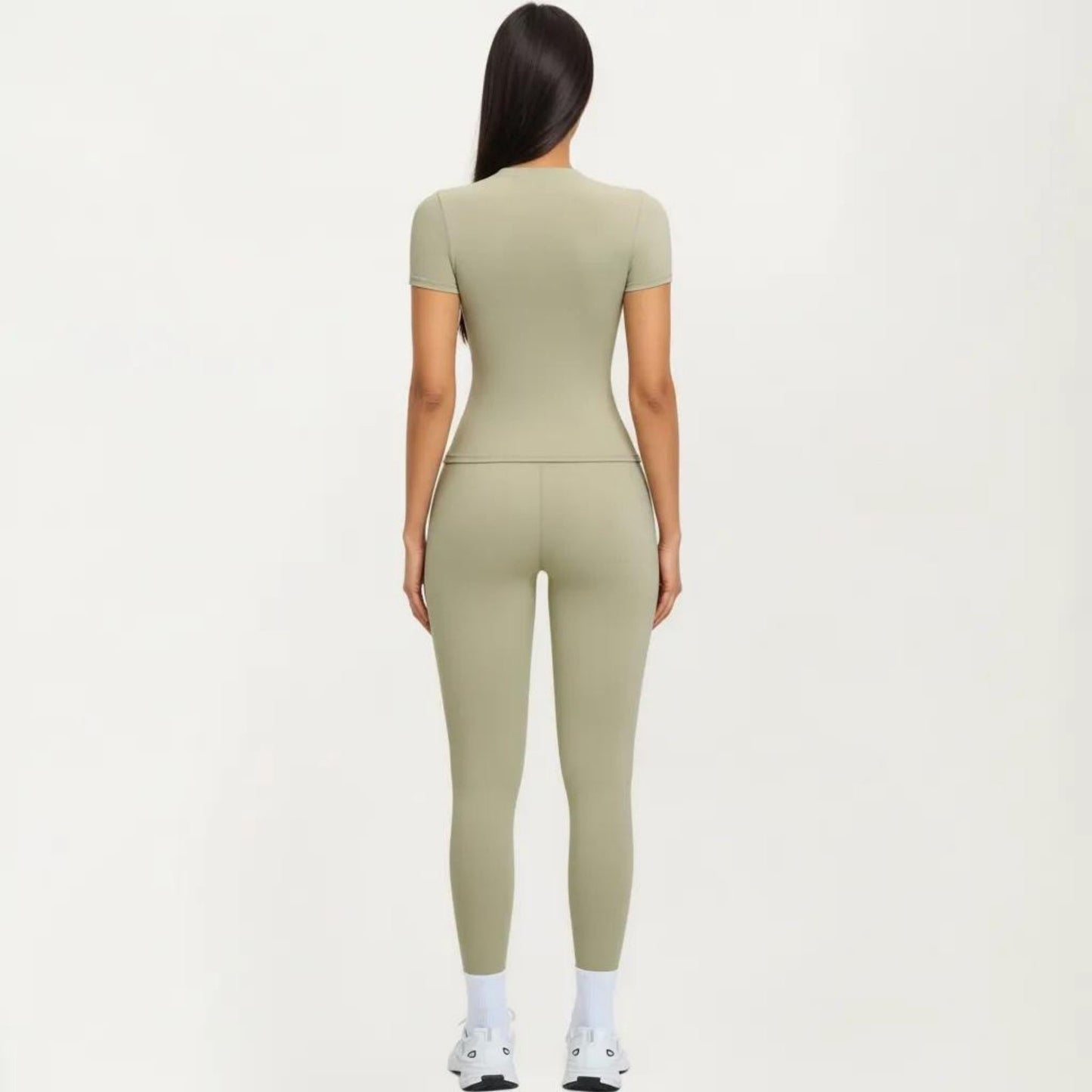 Athletic Leggings with High Waist Stretch Support Workout Yoga Running Training Pants