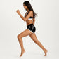 High Waist Athletic Shorts with Side Pocket Stretch Workout Running Yoga Training Shorts