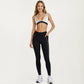Athletic Leggings with Side Pocket Stretch Workout Running Yoga Pants for Training