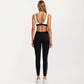 Athletic Leggings with Side Pocket Stretch Workout Running Yoga Pants for Training