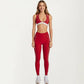 Athletic Leggings with Side Pocket Stretch Workout Running Yoga Pants for Training