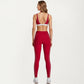 Athletic Leggings with Side Pocket Stretch Workout Running Yoga Pants for Training