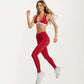 Athletic Leggings with Side Pocket Stretch Workout Running Yoga Pants for Training