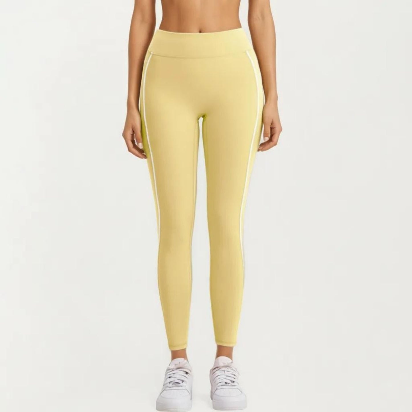 Athletic Leggings with Side Pocket Stretch Workout Running Yoga Pants for Training