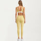 Athletic Leggings with Side Pocket Stretch Workout Running Yoga Pants for Training