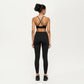 Crisscross Back Sports Bra with Adjustable Straps Stretch Support Athletic Workout Bra