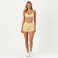 V Waist Biker Shorts with Side Pocket High Waist Stretch Athletic Workout Shorts