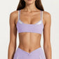 Double Strap Sports Bra with Twist Back Light Support Workout Bra for Yoga Fitness Training