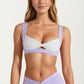 Twist Front Sports Bra with Wide Straps Light Support Workout Bra for Yoga Fitness Training