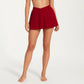 Pleated Tennis Skort with Built In Shorts Athletic Skirt for Tennis Golf Running Workout