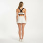 Pleated Tennis Skort with Built In Shorts Athletic Skirt for Tennis Golf Running Workout