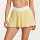 Pleated Tennis Skort with Built In Shorts Athletic Skirt for Tennis Golf Running Workout