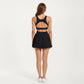 Pleated Tennis Dress with Built In Bra Pads Breathable Athletic Skort Dress