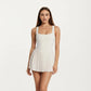 Pleated Tennis Dress with Built In Bra Pads Breathable Athletic Skort Dress