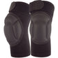 2 Pc Sports Knee Pads with Thick Shock Absorbing Cushion and Stretch Compression Sleeve Support