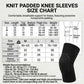 2 Pc Volleyball Knee Pads with Thick Shock Absorbing Cushion and Stretch Compression Sleeve Fit