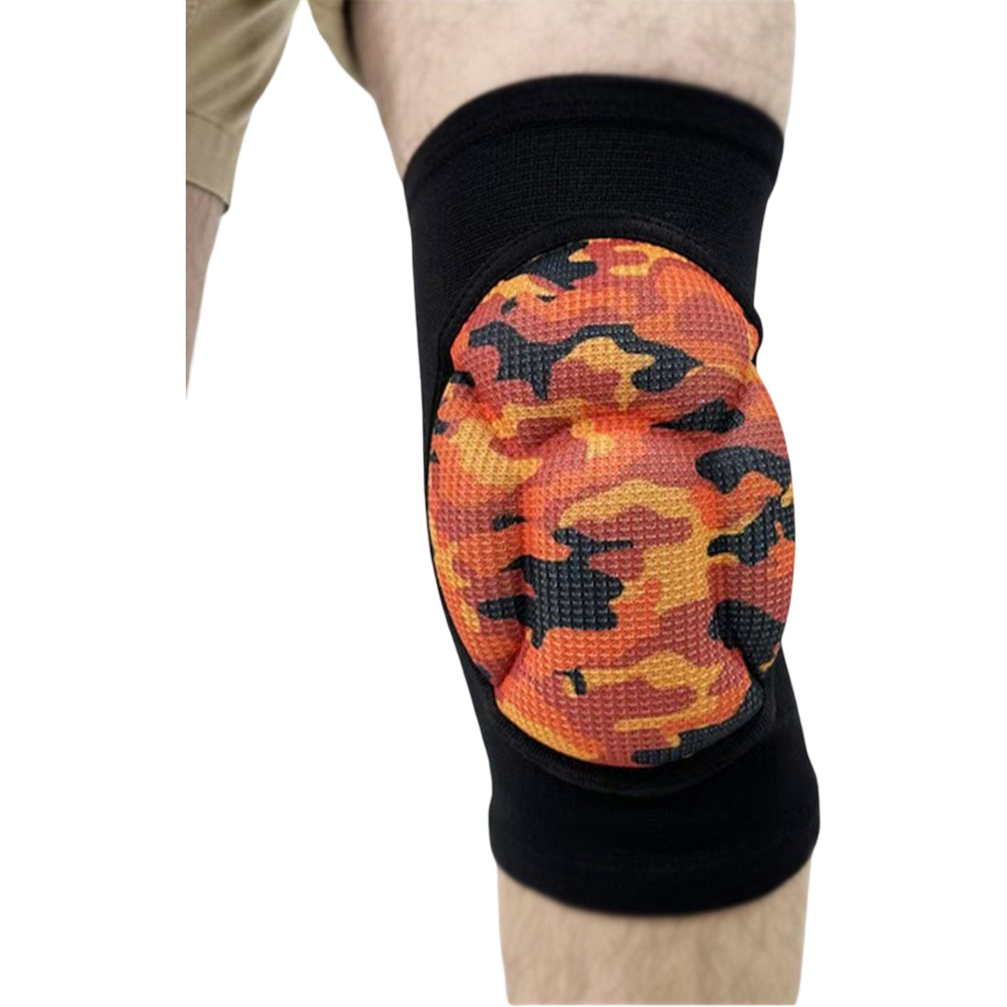 2 Pc Volleyball Knee Pads with Thick Shock Absorbing Cushion and Stretch Compression Sleeve Fit
