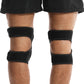 Workout Knee Pads 2 Pc with Shock Absorbing Cushion and Stretch Compression Sleeve Support