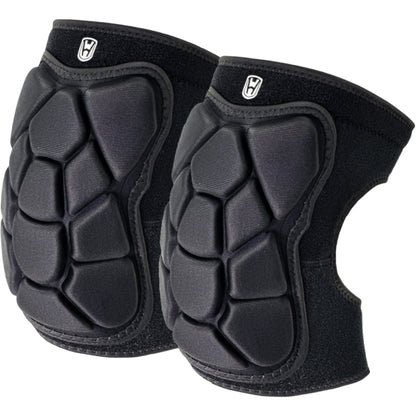 Workout Knee Pads 2 Pc with Shock Absorbing Cushion and Stretch Compression Sleeve Support