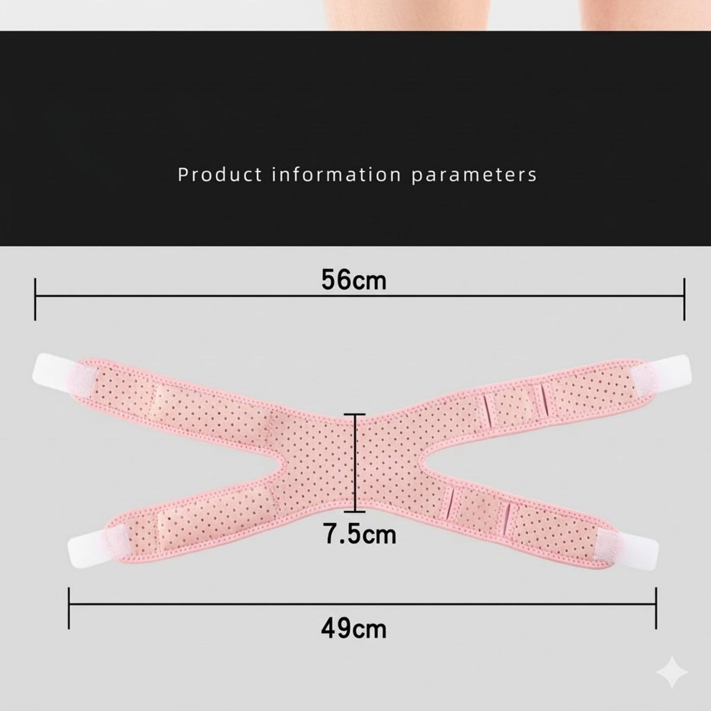 Adjustable Patella Knee Strap 1 Pc with Dual Band Compression Support for Running and Workouts