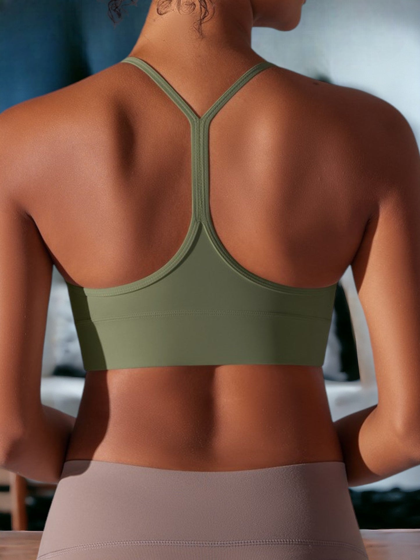 I-Shaped Back Yoga Wear Sports Bra