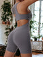 One-Piece Zippered Yoga Sports Jumpsuit