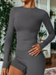 Breathable Long-Sleeved Fitness Top