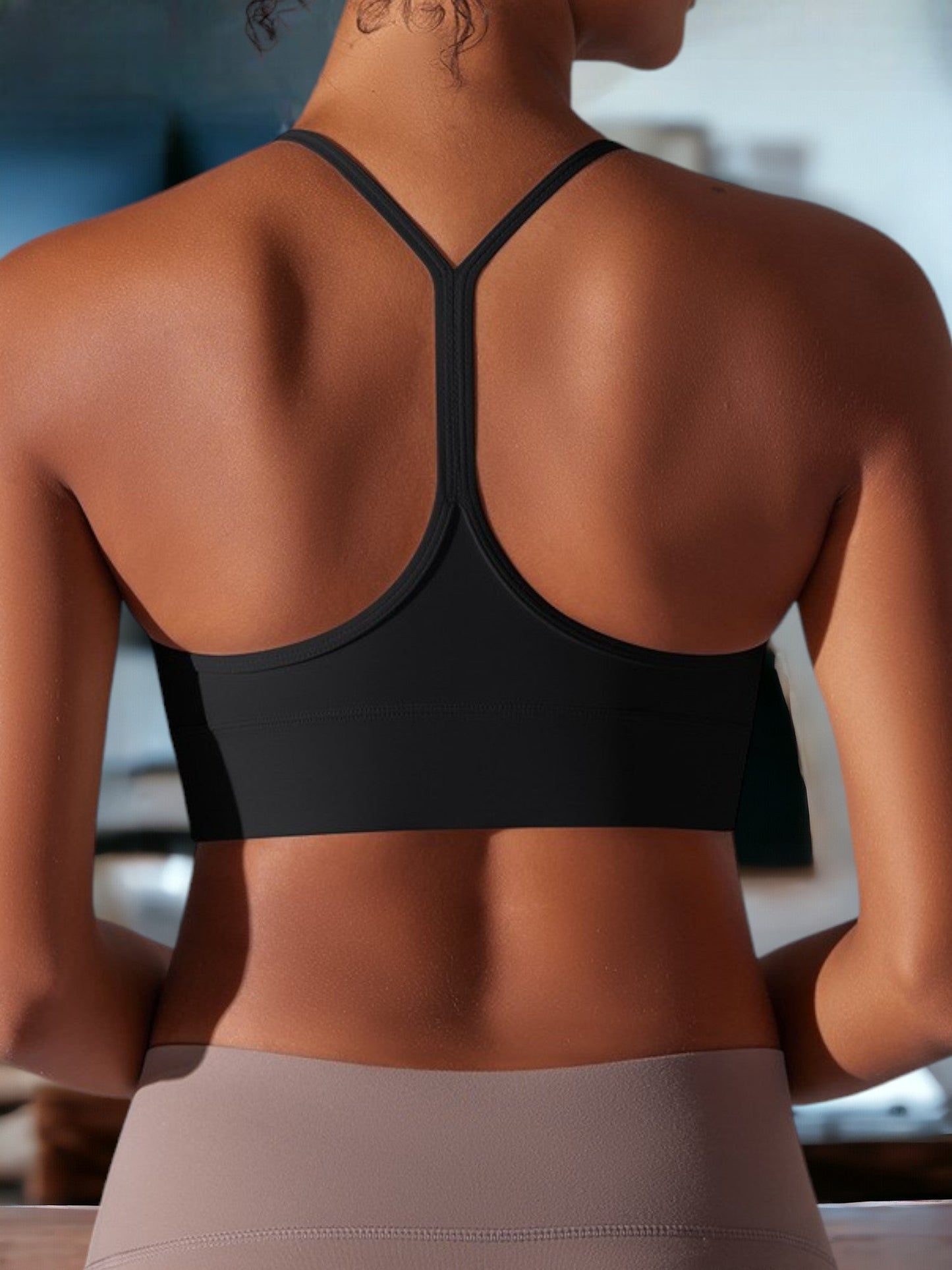 I-Shaped Back Yoga Wear Sports Bra