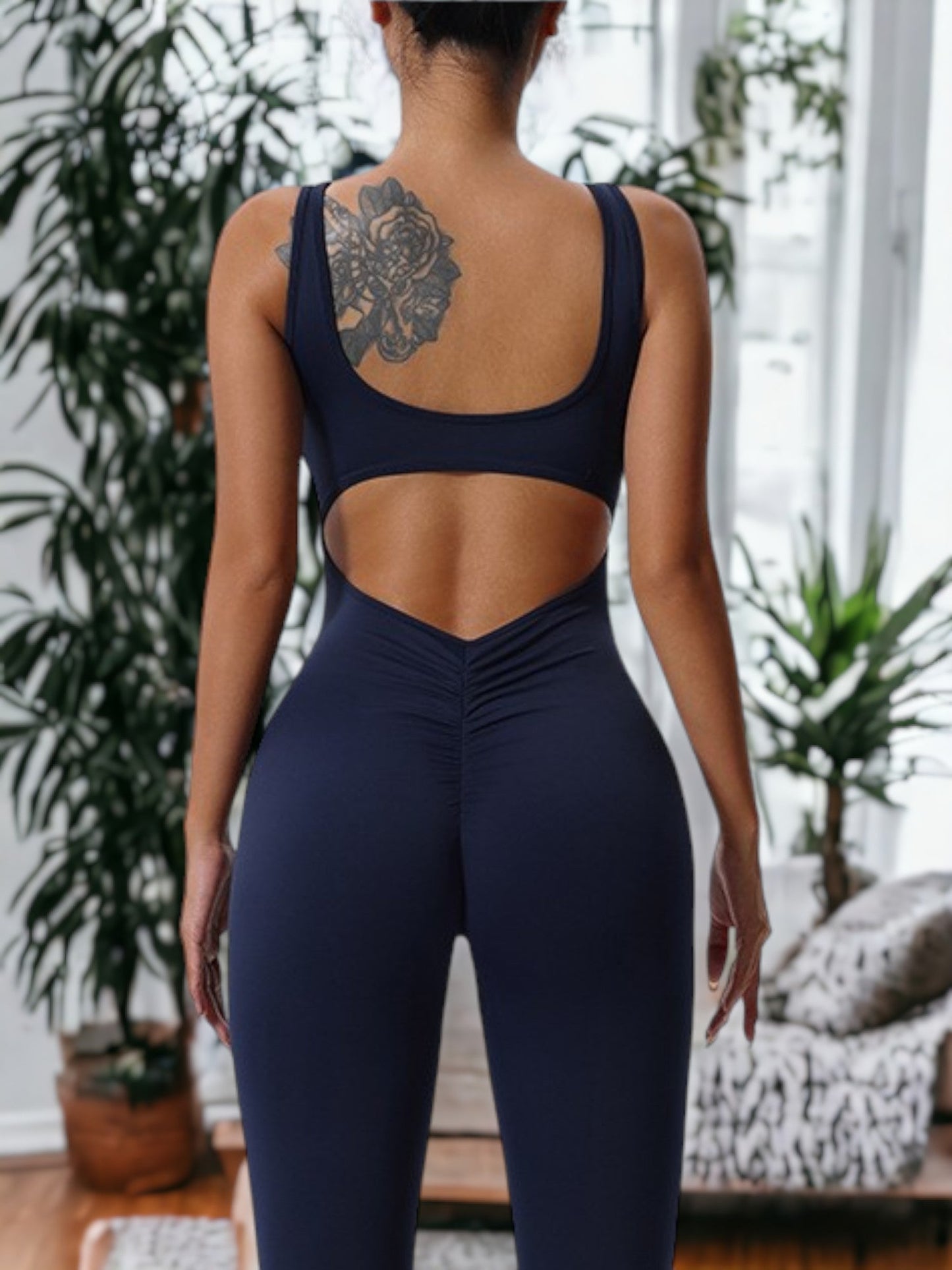 One-Piece Fitness Sports Jumpsuit