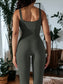 One-Piece Tight Collar Yoga Sports Jumpsuit